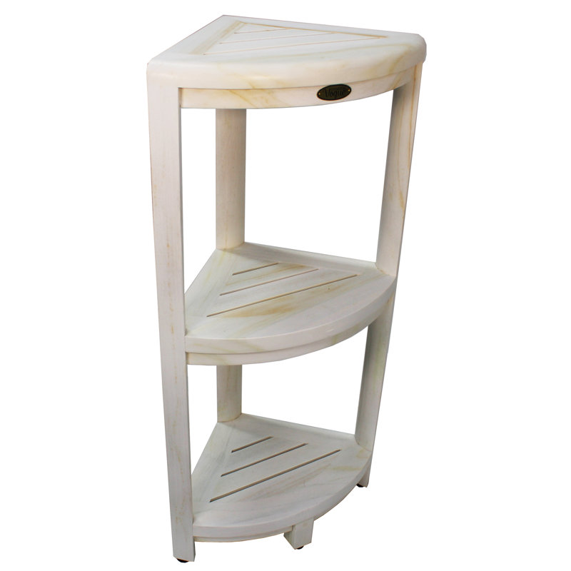 EcoDecors Oasis Solid Wood Freestanding Bathroom Shelves & Reviews